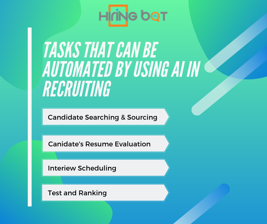tasks that can be automated by using ai in recruitment